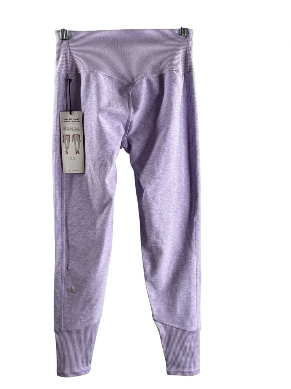 ALO Yoga Women’s Lilac 7/8 High-Waist Lounge Active Leggings NWT $138